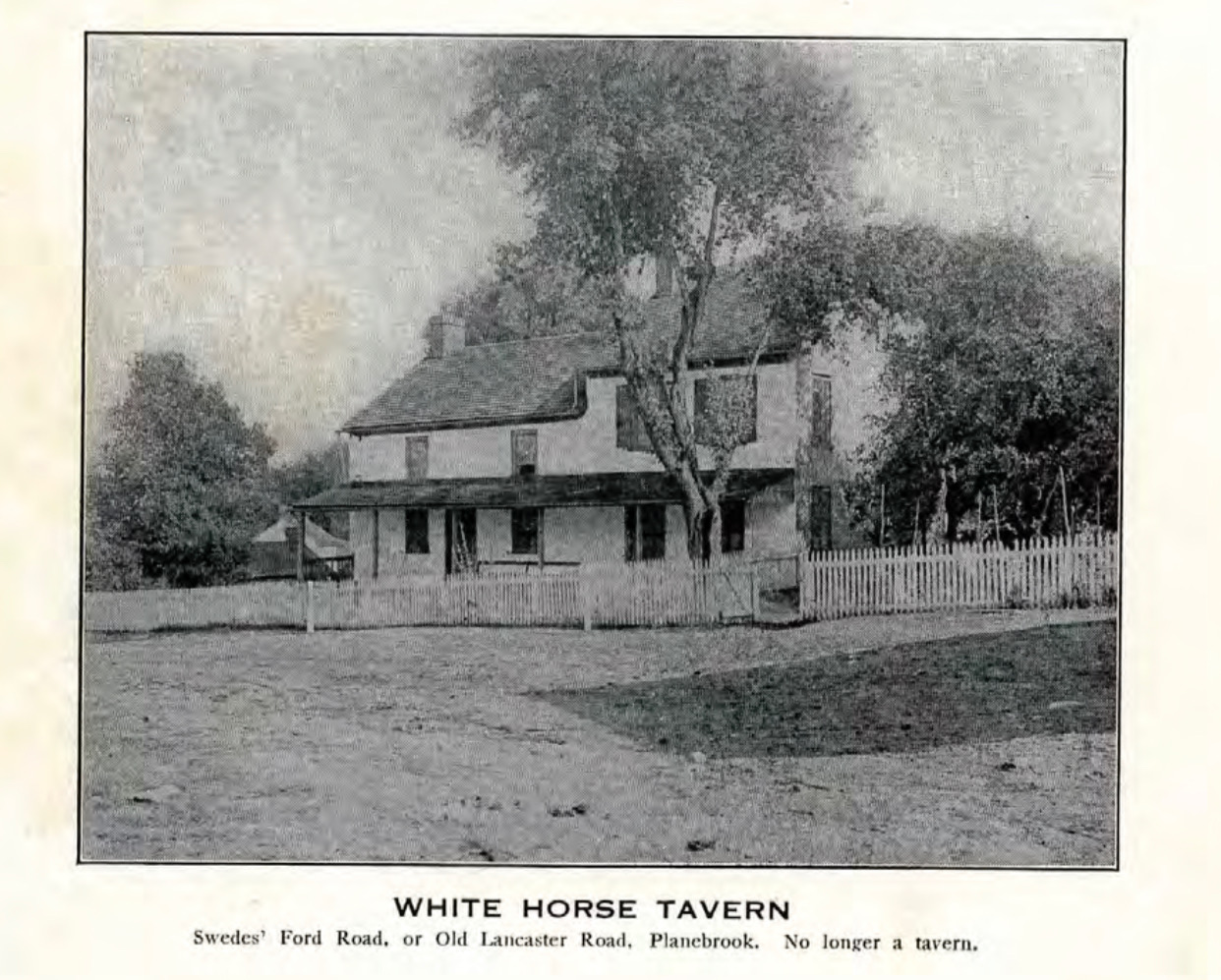 Two Old Photographs of the Tavern